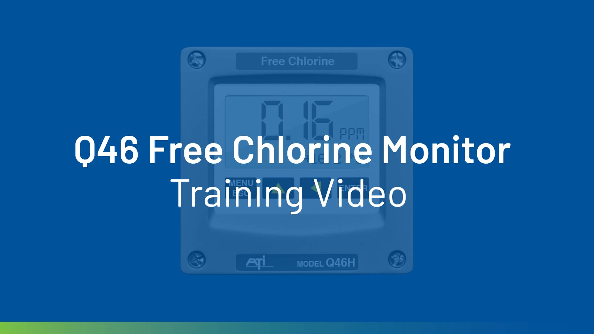 ATi Q46 Free Chlorine Training Video on Vimeo