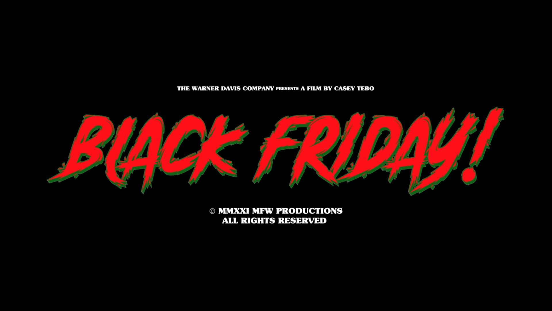 BLACK FRIDAY (Trailer) on Vimeo