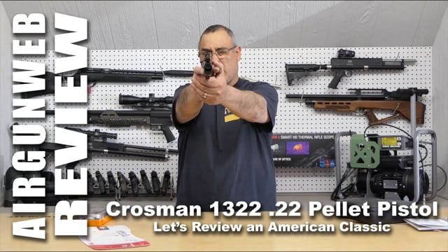 AIRGUN REVIEW - Crosman 1322 Multi-Pump Pneumatic 22 Caliber Pellet ...