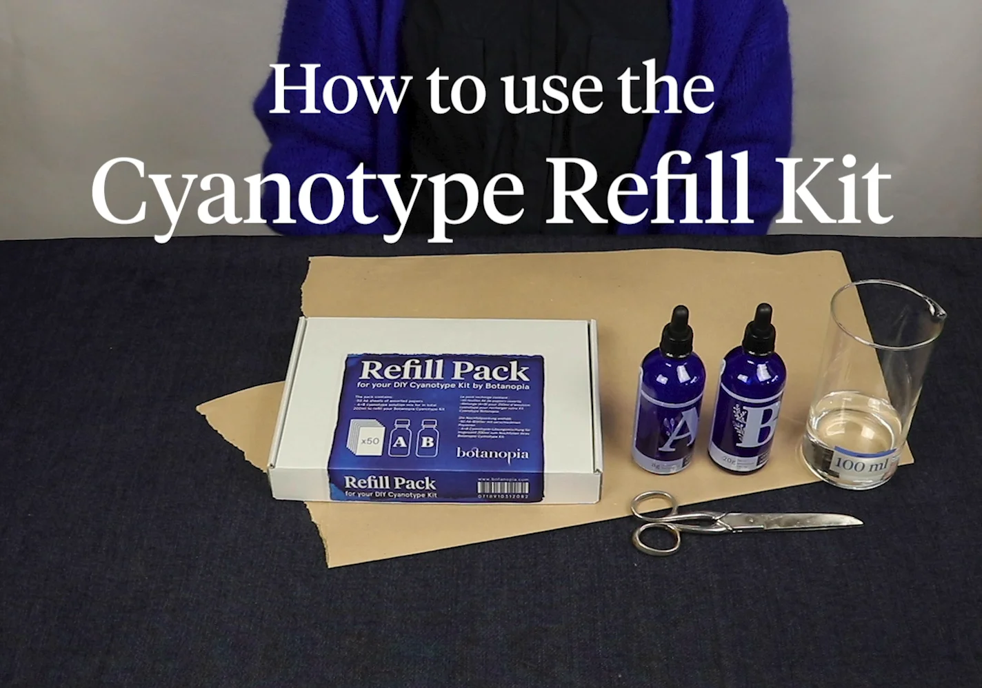 How to use your Cyanotype Refill by Botanopia on Vimeo