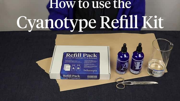 Refill Pack for your Cyanotype DIY Kit by Botanopia