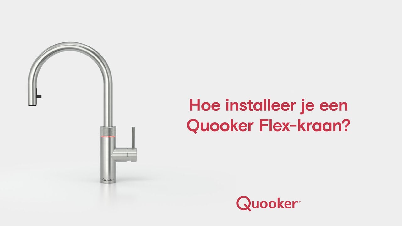 Scheiding reguleren Haven Een Quooker Flex-kraan installeren on Vimeo