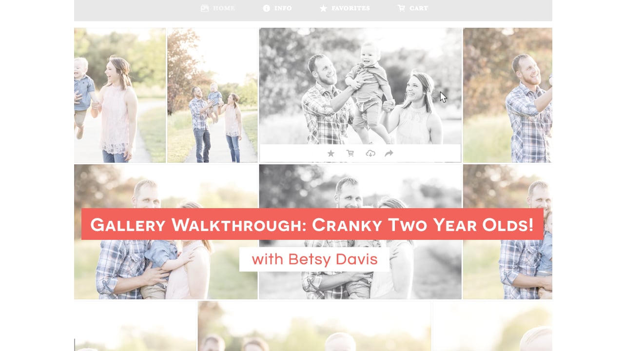 GALLERY WALKTHROUGH: Cranky Two Year Olds! with Betsy