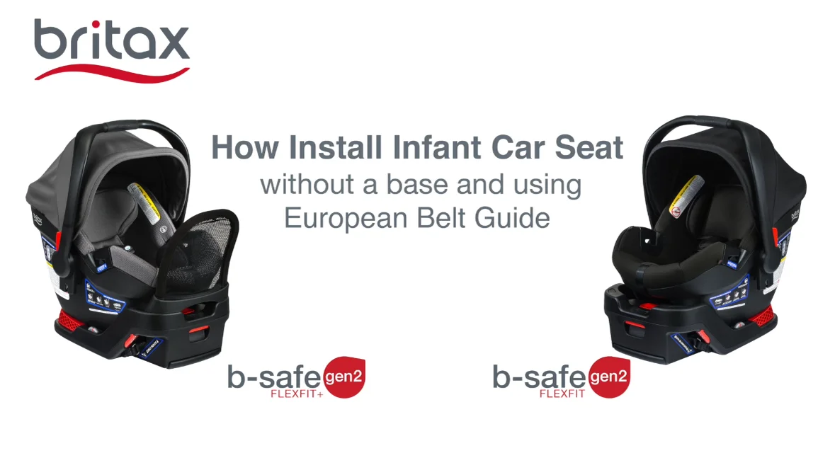 Britax b safe 35 car seat base installation hotsell with seat belt