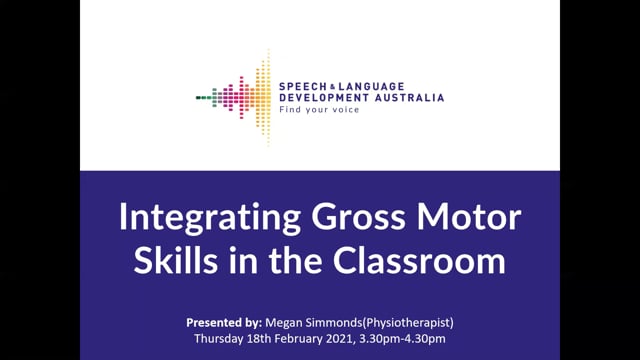 Legacy SALDA Webinar – Integrating Motor Skills into the Classroom