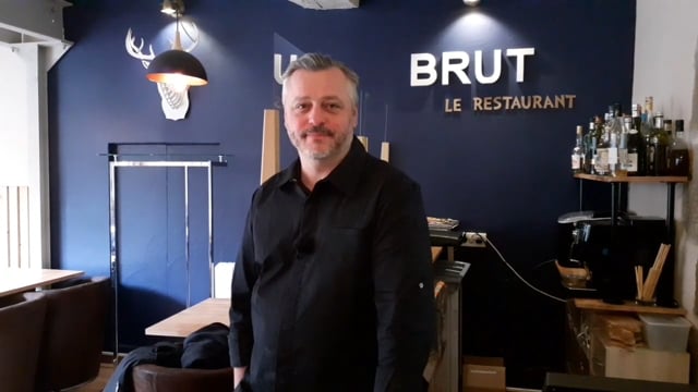 Portrait de Jean-Jacques Monfort, chef du Restaurant BRUT