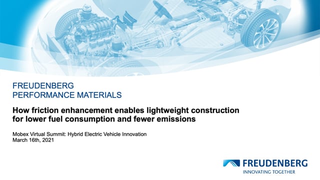 How friction enhancement enables lightweight construction for lower fuel consumption and fewer emissions