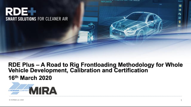 RDE plus – a road to rig vehicle and powertrain development methodology for compliance with current and future emissions regulations