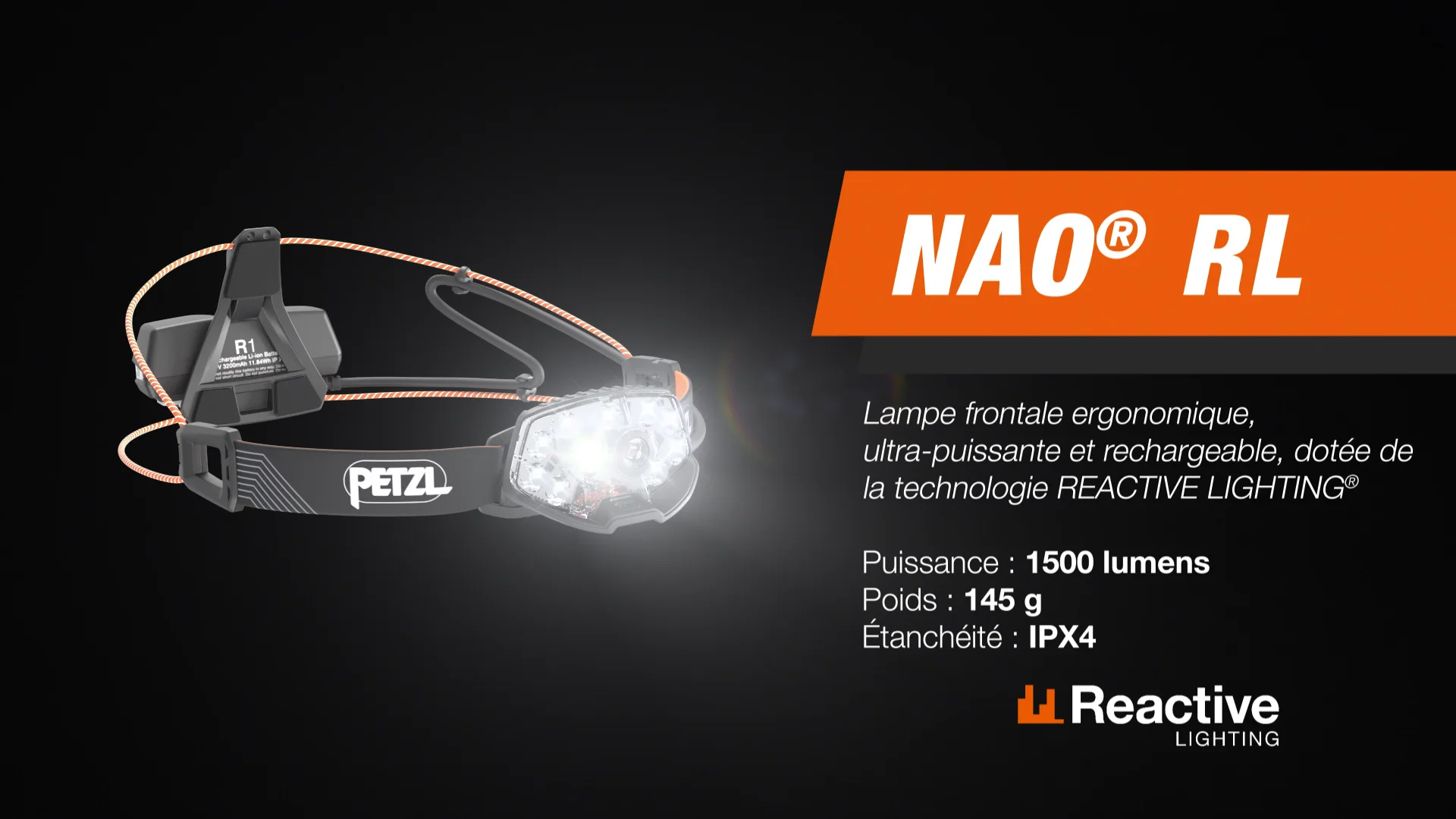 Lampe Frontale LEKIA Ultra Puissante 90000 Lumens - Rechargeable USB-C, 3 Modes + Capteur, Zoomable, Étanche IP65, Idéale Randonnée, Camping, Course, Pêche