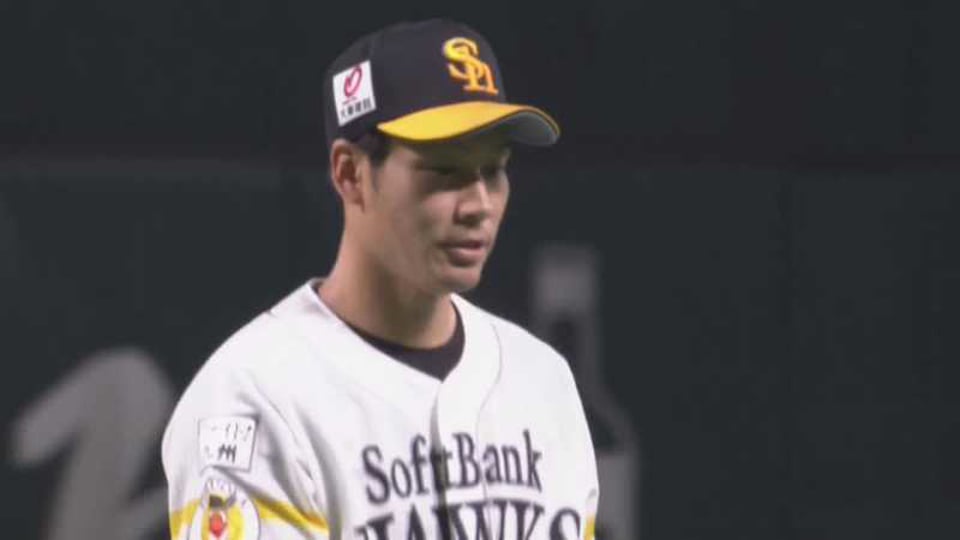 【6回表】最後は空振り三振!! ホークス・武田 6回3安打1失点の好投!! 2021/3/17 H-DB