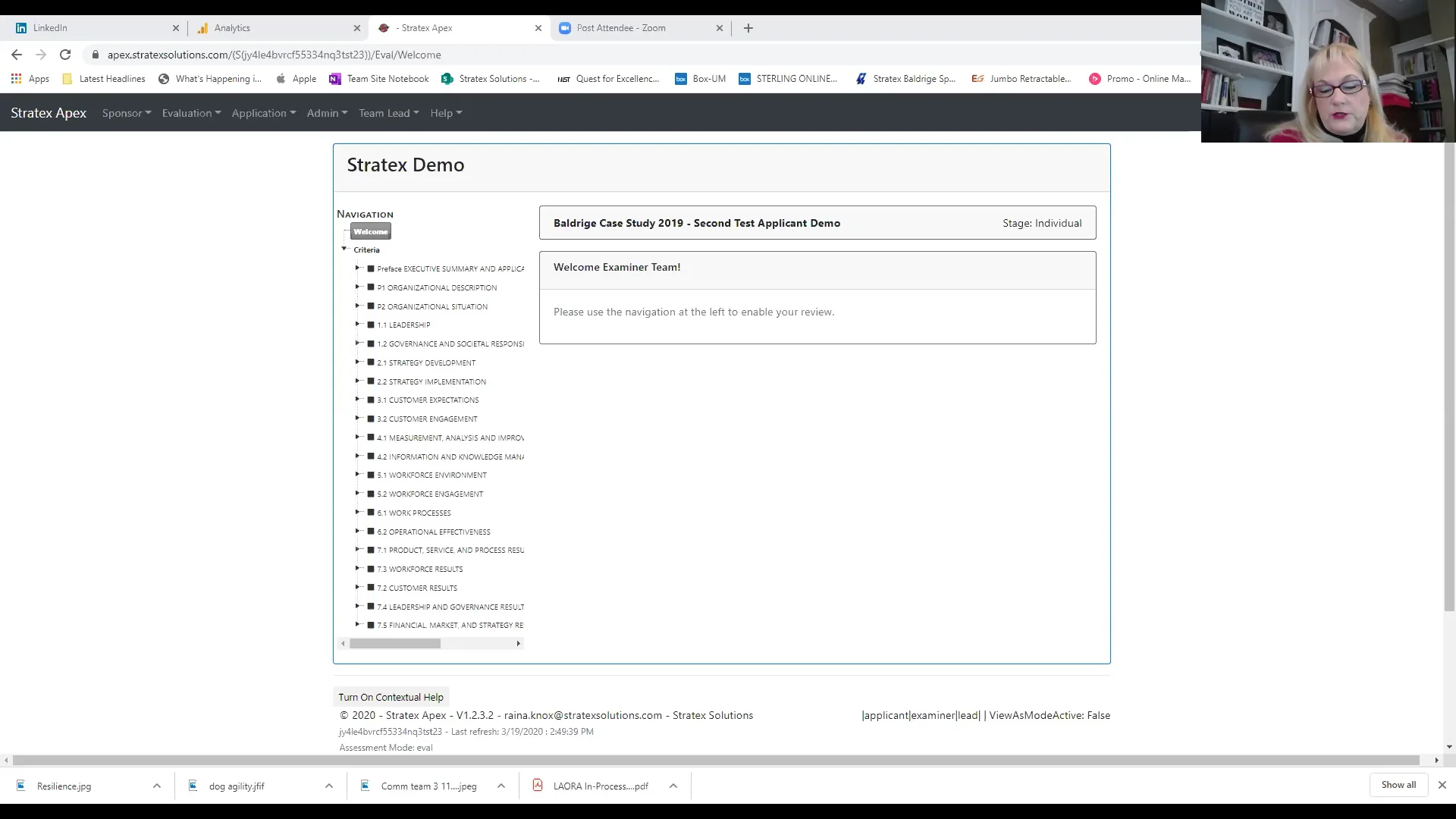 Stratex Apex Software Demo-Independent Review-Arkansas on Vimeo