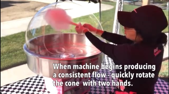 Cotton Candy Machine Instructions
