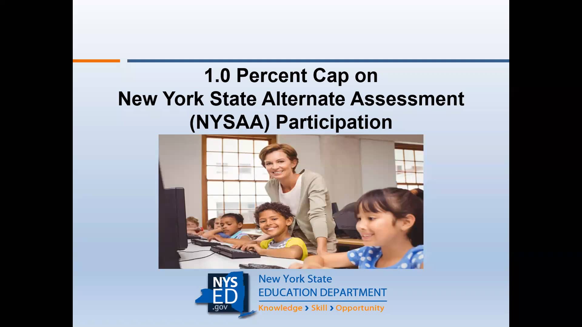 1.0 Percent New York State Alternate Assessment (NYSAA) Online inar March 2021.mp4 on Vimeo