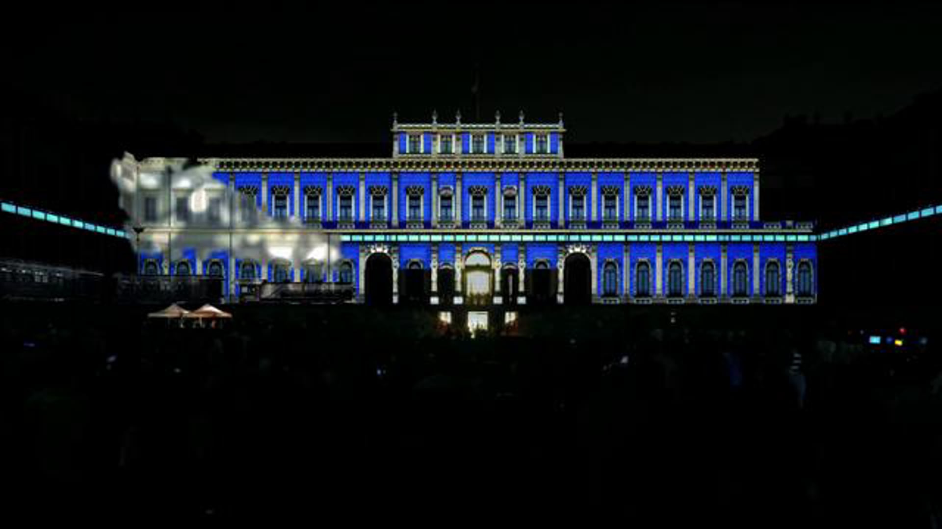 AreaOdeon audiovisual mapping | Proiezioni Future @ Villa Reale - Monza 05/06/2010 [video - short rebuilt]