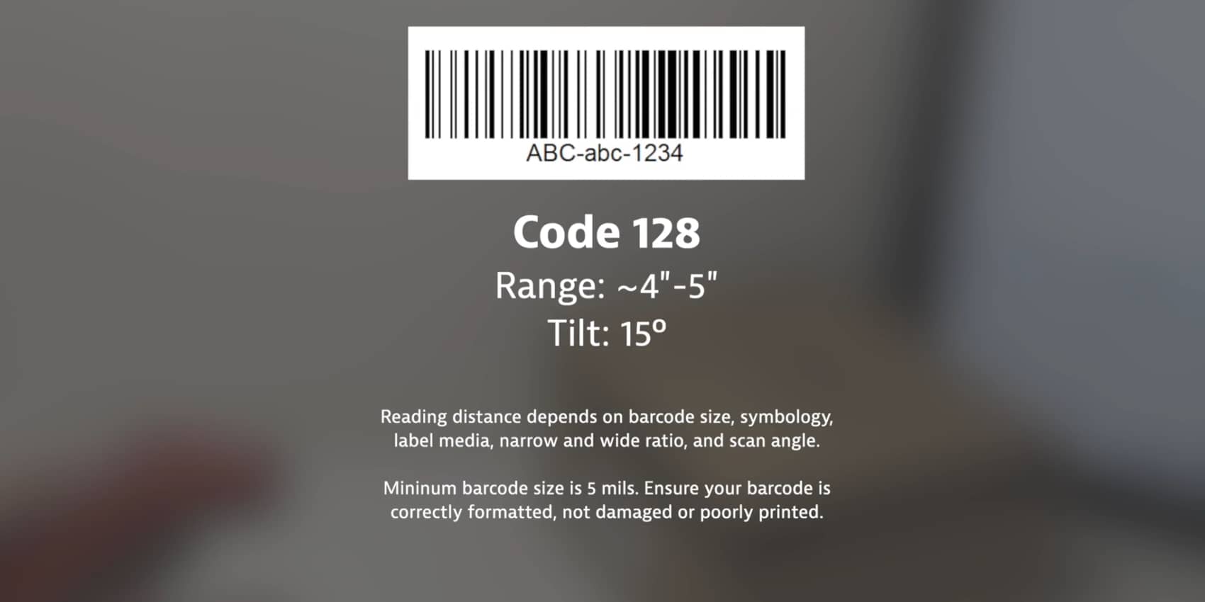 Code 128 Barcode Support Info Socket Mobile Jp