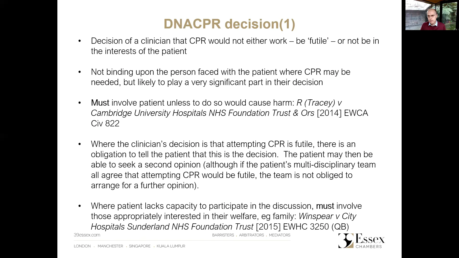 DNACPR decisions and advance care planning on Vimeo