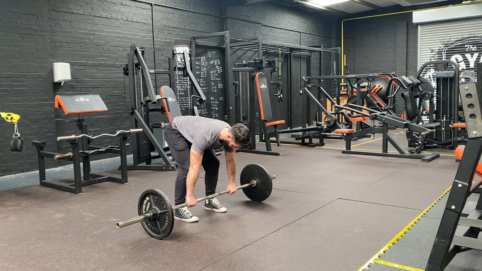 Barbell Dead Stop Row on Vimeo