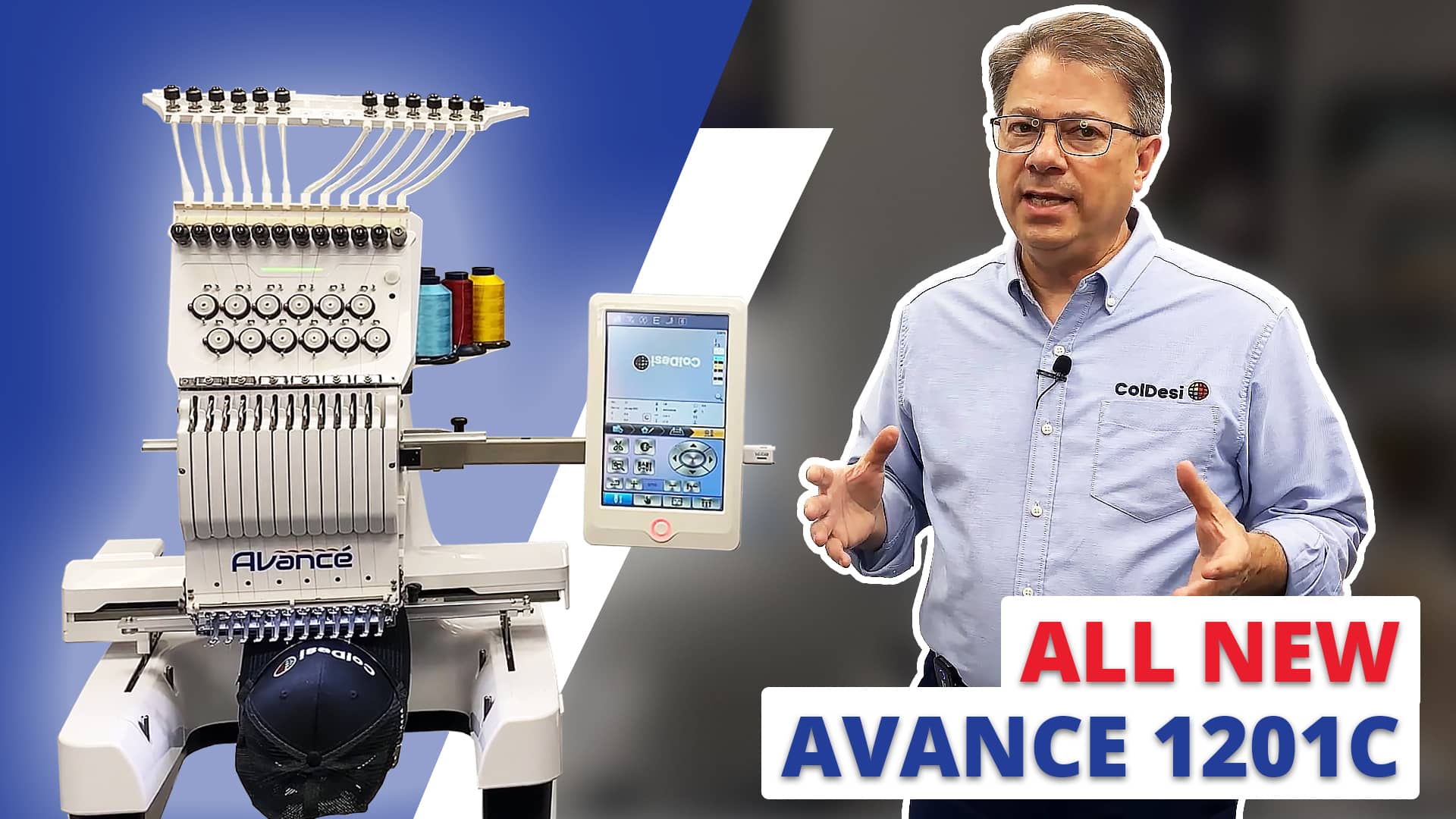 Introducing the Avance 1201C | 12 Needle Commercial Embroidery Machine
