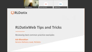 RLDatix DatixWeb Best Practice Webinar Session