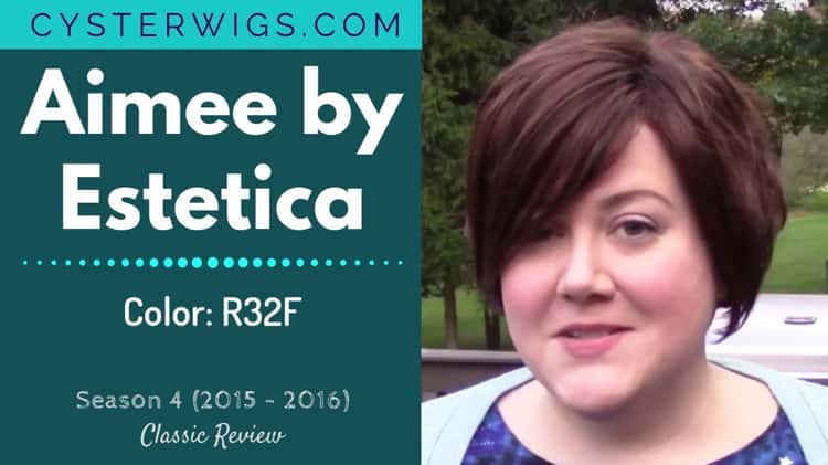 CysterWigs Wig Review Aimee by Estetica Color R32F S4E252 2016