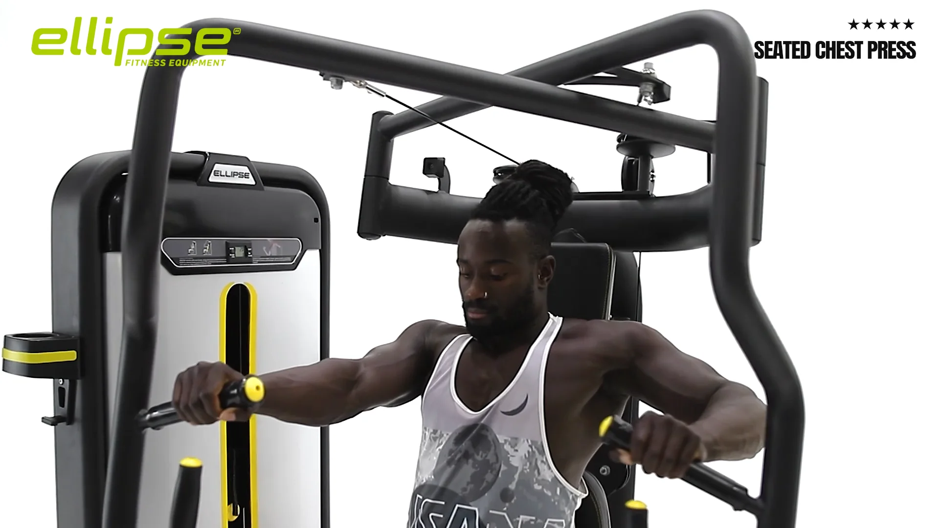 Chest press machine online technogym