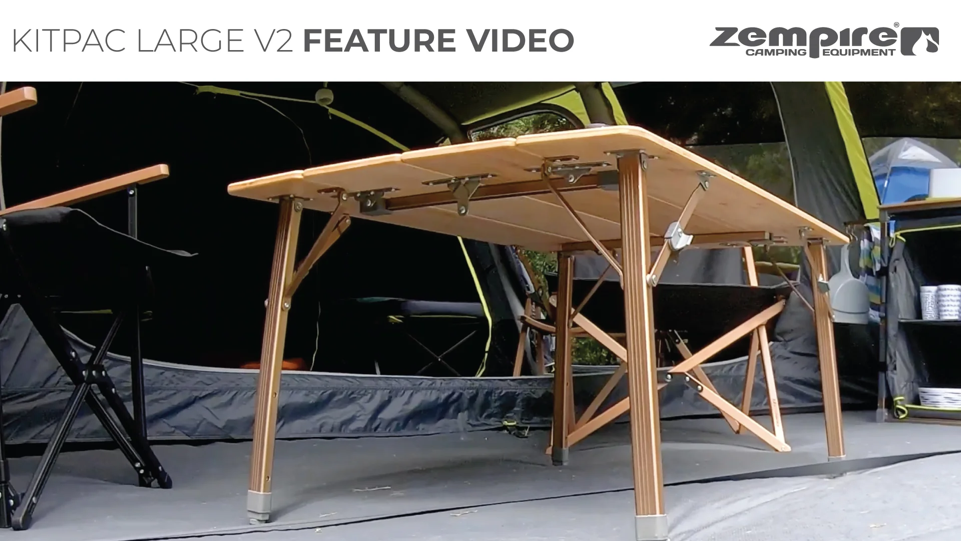 Zempire Kitpac Large V2 - Camping Table Zempire Kitpac Large V2 - Camping Table