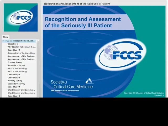 Recognition and Assessment of the Seriously Ill Patient