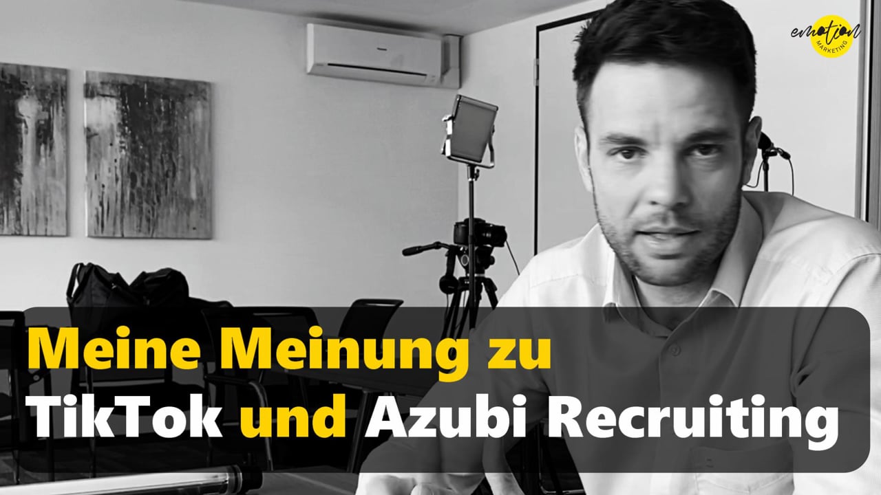 JA KLAR MITMACHEN!!! Meinung zu TikTok in Bezug auf Azubi-Recruiting.