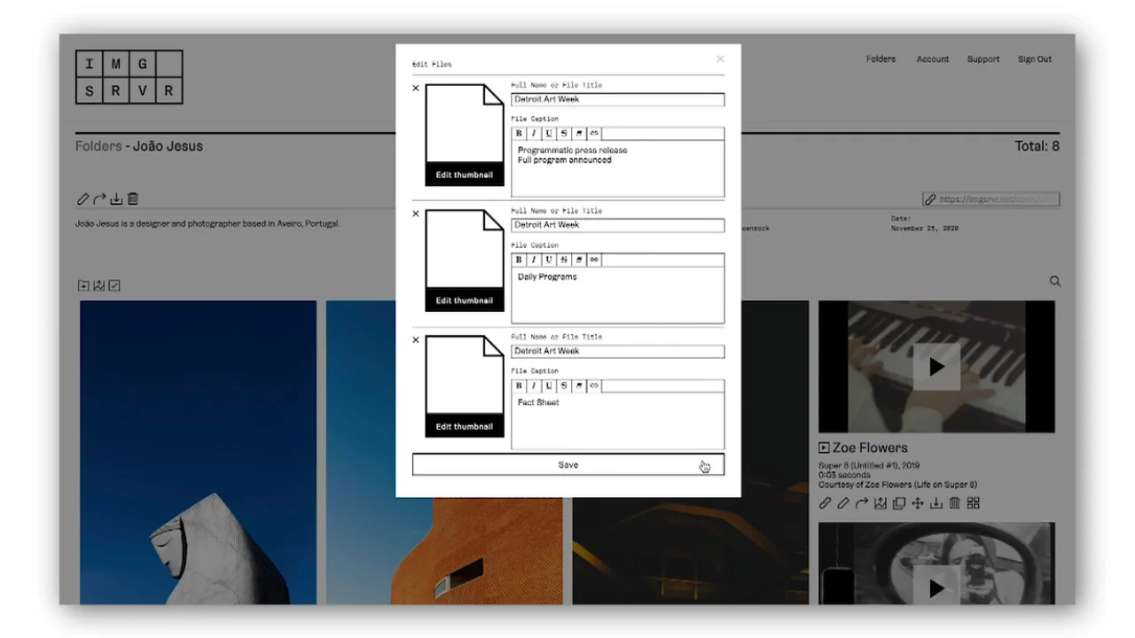 Add Files to an Existing Folder on Vimeo