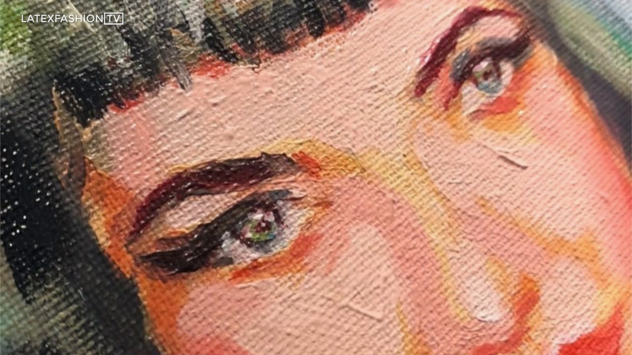 Time Lapse Oil Painting | LatexFashionTV