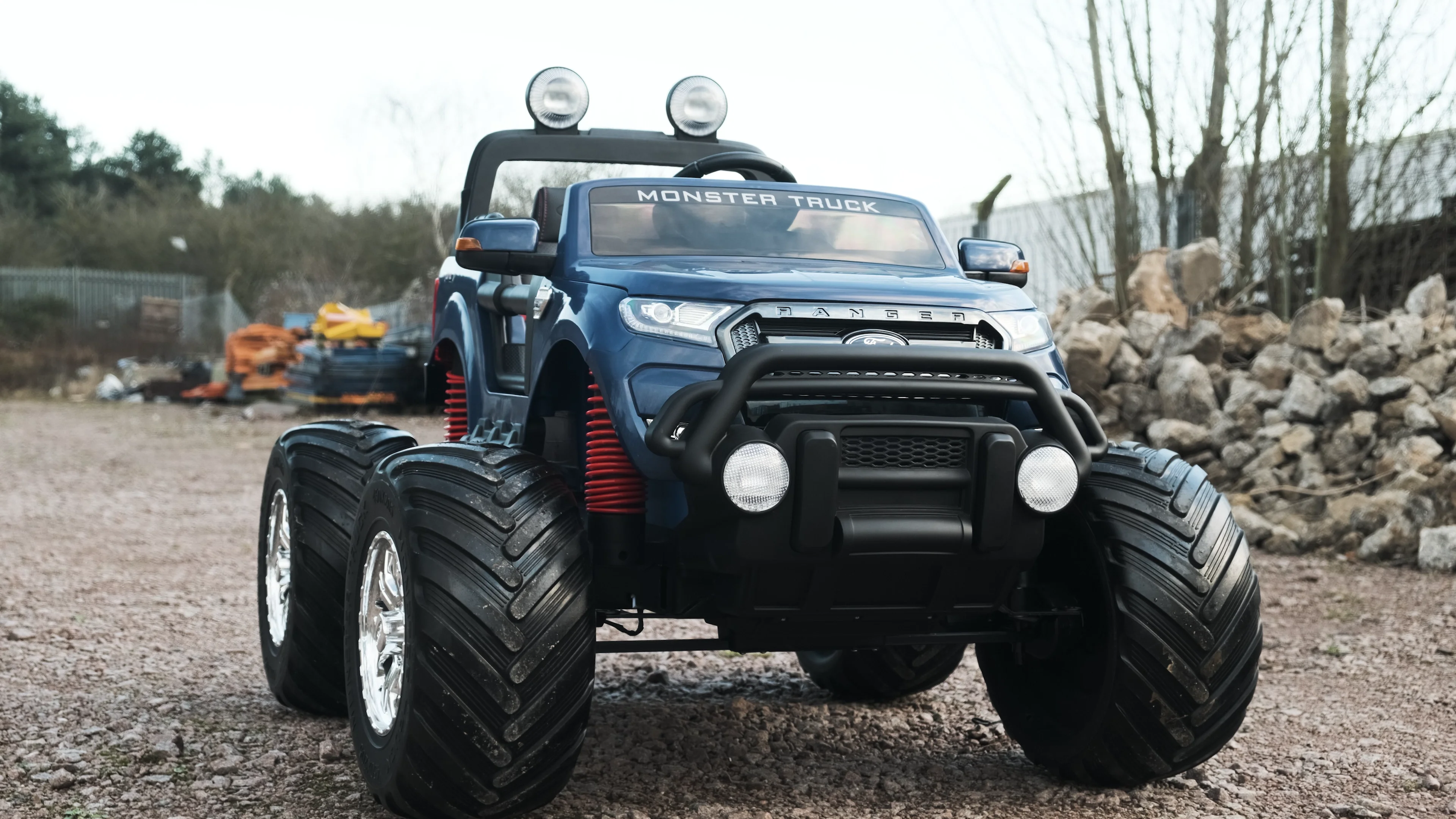 Ford ranger ride shop on monster truck