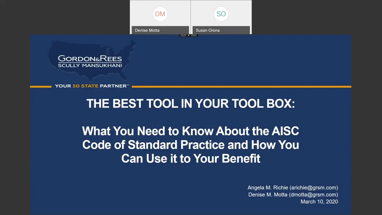 What you need to know about the aisc code of standard practice and how