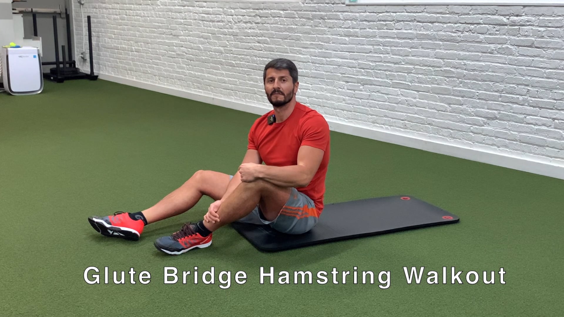 Glute Bridge Hamstring Walkout on Vimeo