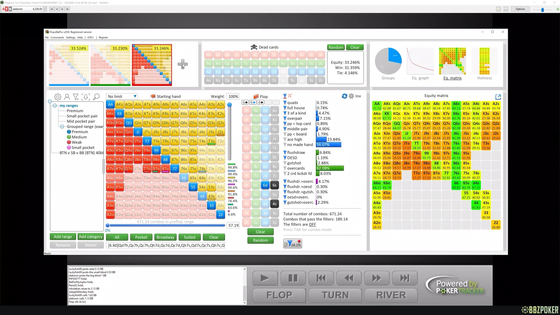 Simple 3way SB Donkleading (646ss-763ss–Q32ss–K54ss–QT5ss–542–632ss)