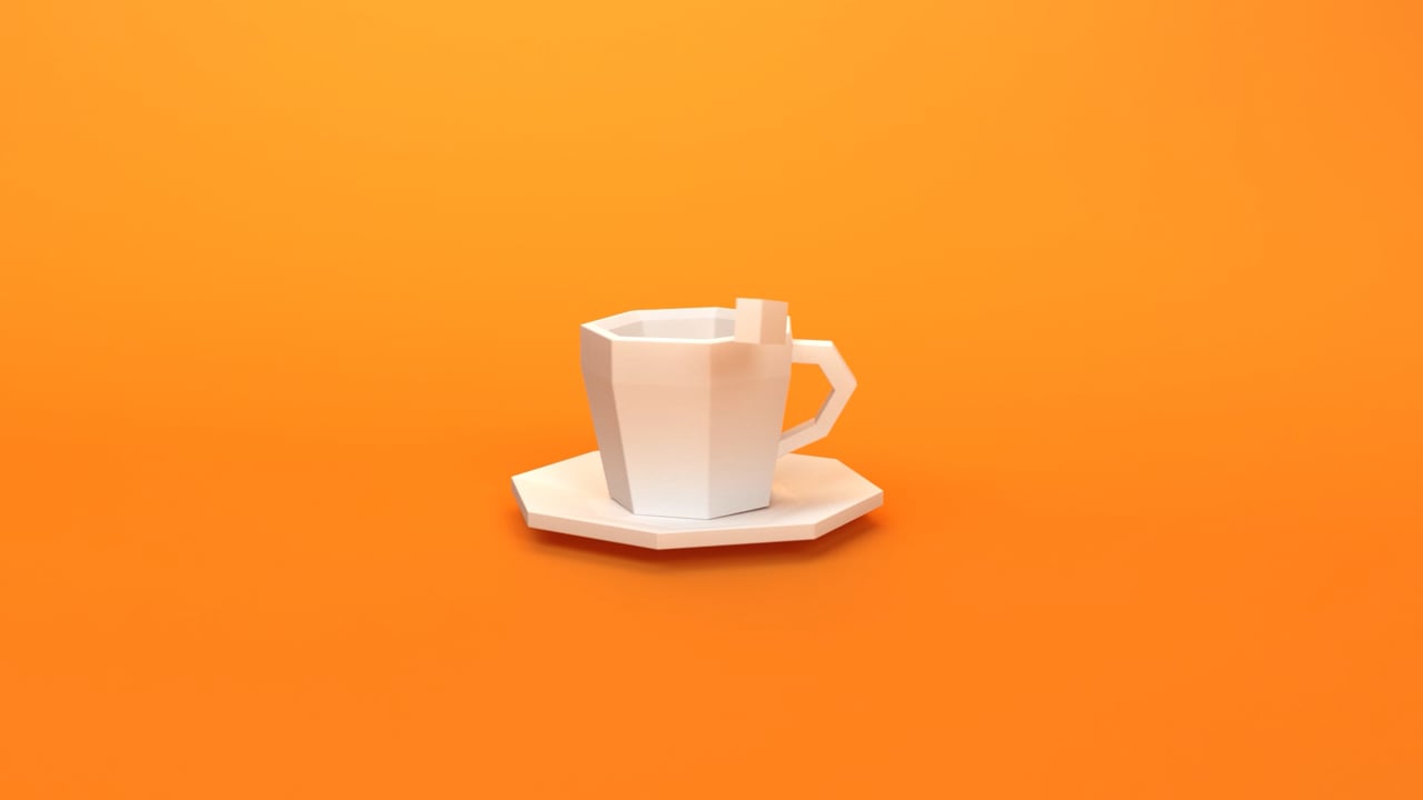 EDF - Low Poly Tasse
