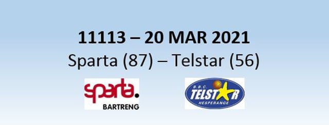 N1H 11113 Sparta Bertrange (87) - Telstar Hesperange (56) 20/03/2021