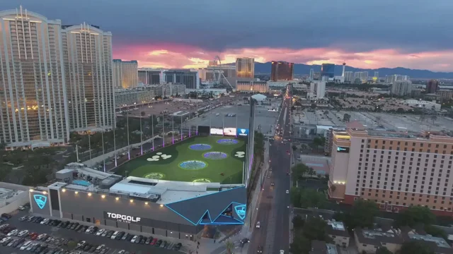 Topgolf Las Vegas, Sunset Aerial Tour