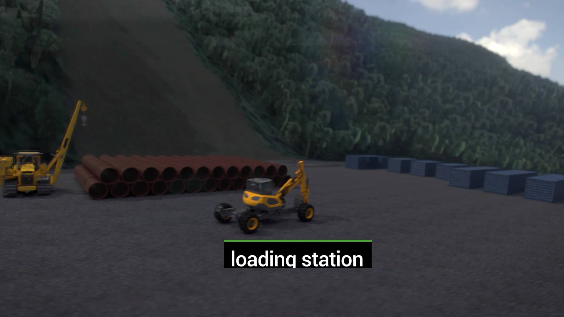 CoastalGasLink Kitimat Cable Crane Hill Delivery on Vimeo