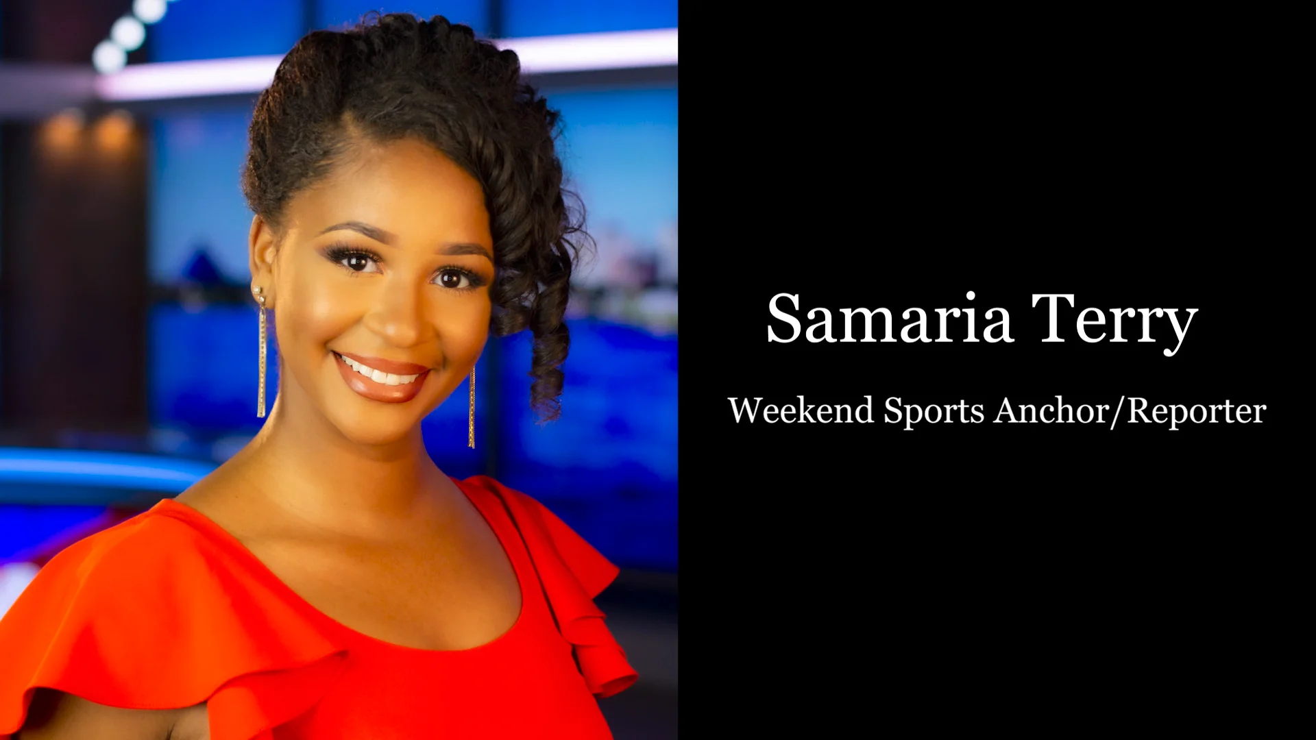 Samaria Terry - Weekend Sports Anchor/Reporter Reel NEW on Vimeo