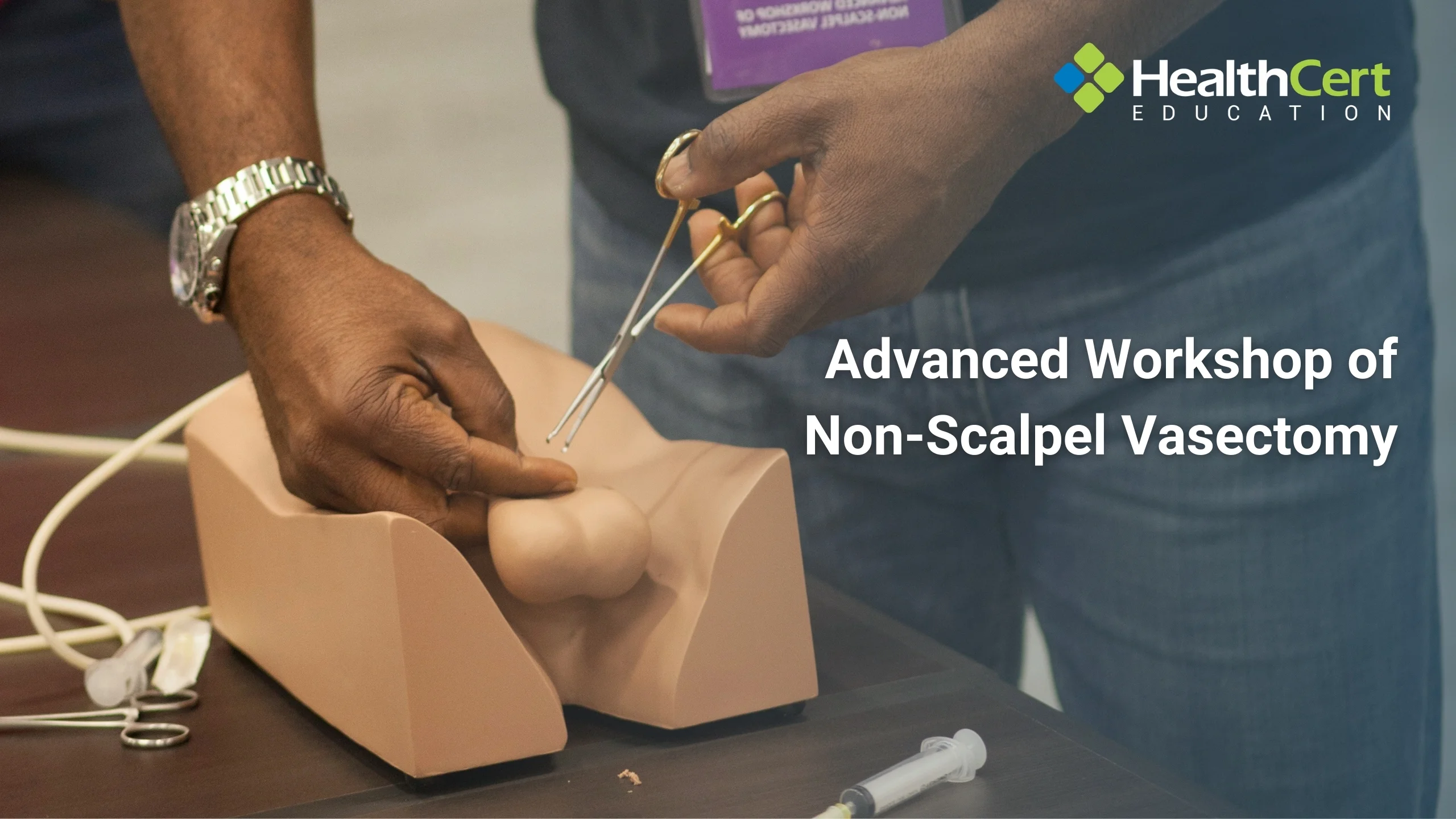 CAPTIONED STANDARD Advanced Workshop of Non-Scalpel Vasectomy promo video -  AWVAS Raj, image size:2560x1440