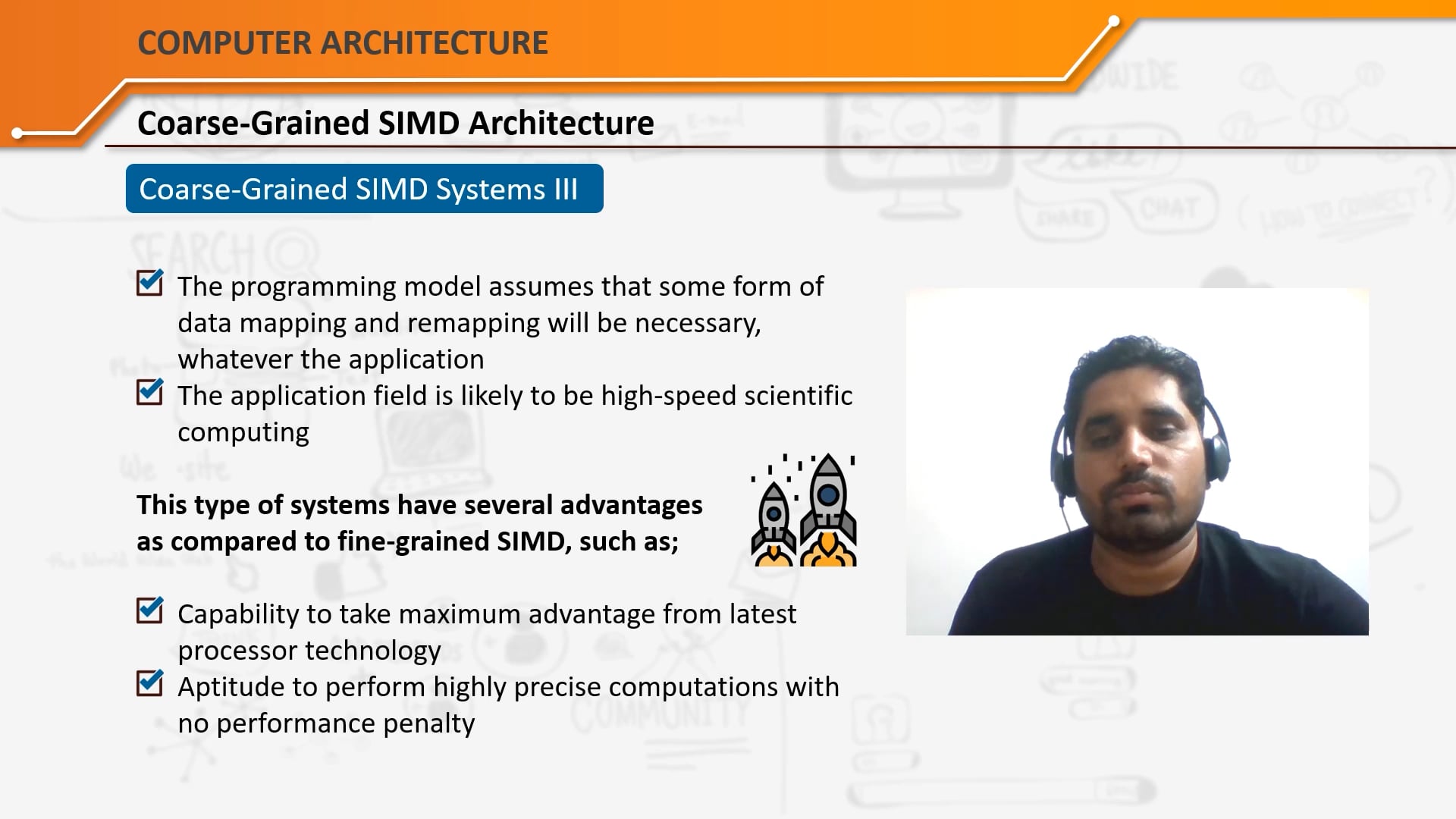 Computer Architecture_10.5_Coarse-Grained SIMD Architecture on Vimeo