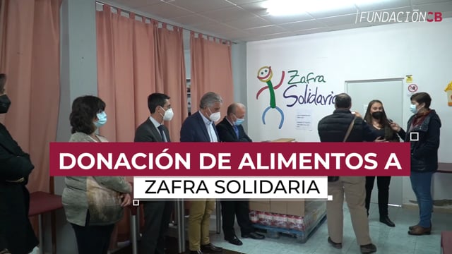 Donación a beneficio del comedor Zafra Solidaria