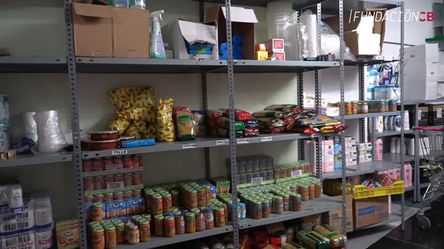 Donación de alimentos a comedores sociales en Extremadura