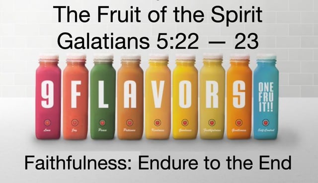 Faithfulness: Endure to the End