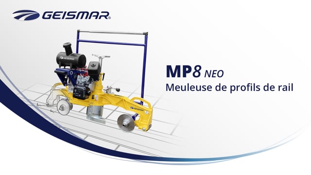 MP8 NEO | Meuleuse de profils de rail