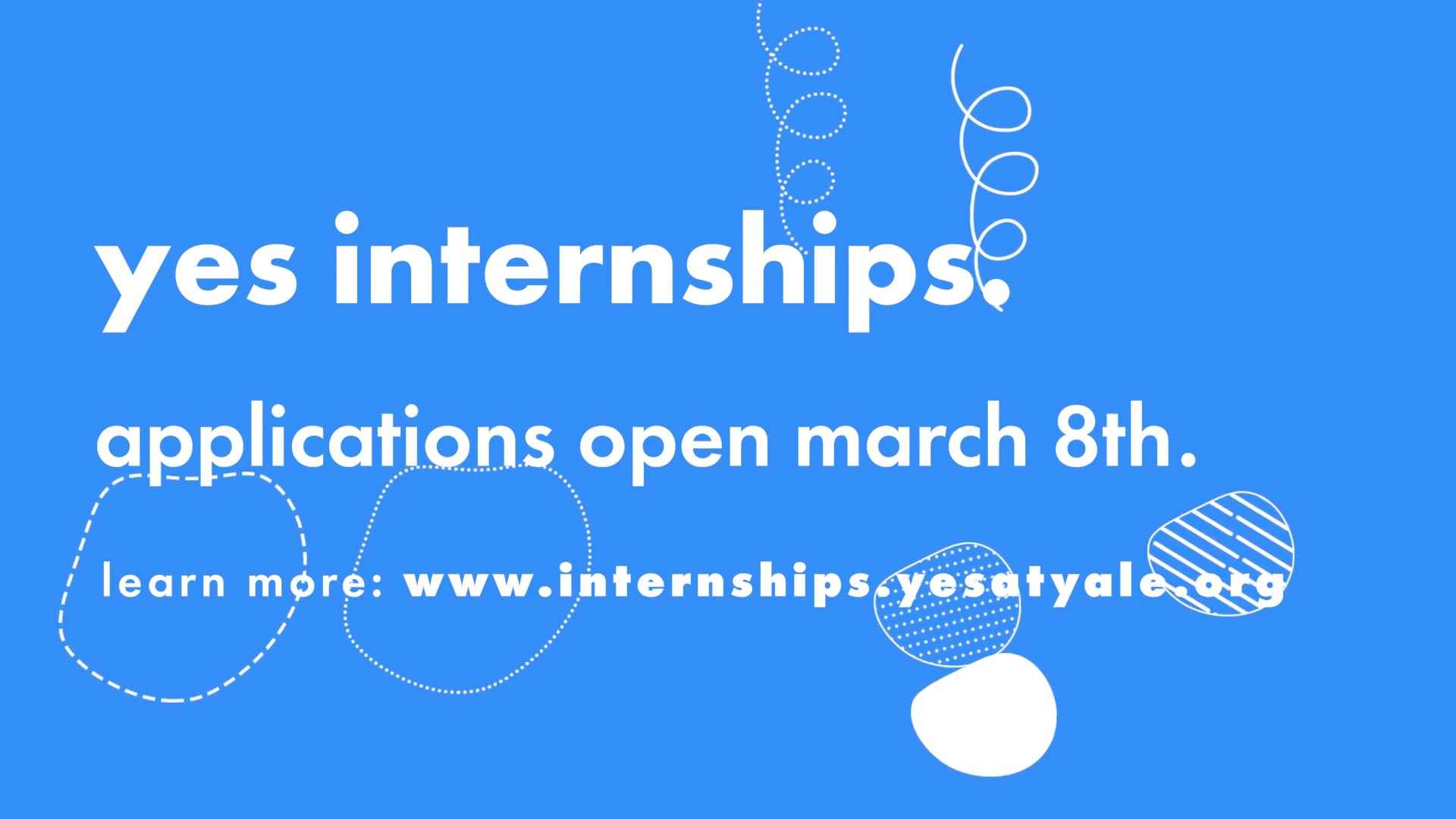 YES Summer Internships Promo