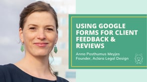 How to use a Google form to collect client feedback and reviews for optimising your services