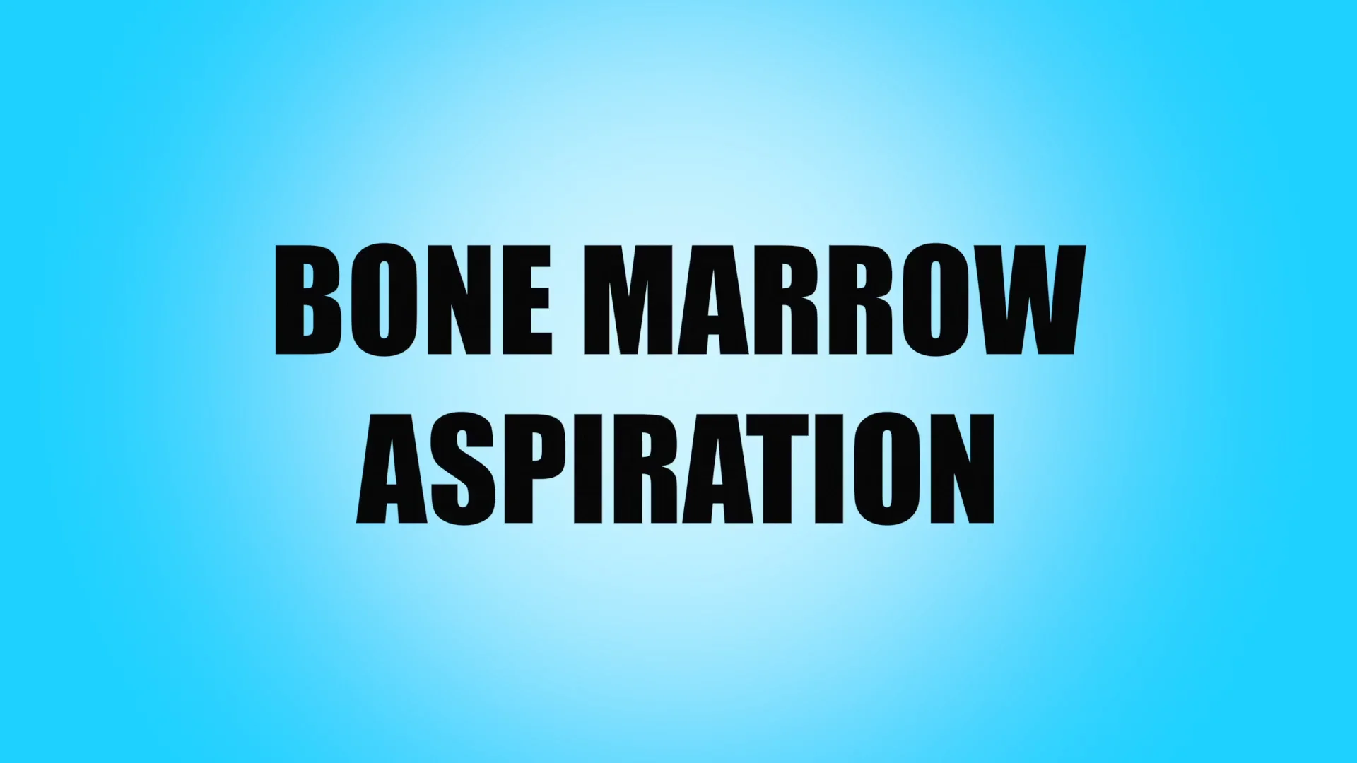 Foundation Course V Emergency Procedures Bone Marrow Aspirate on Vimeo