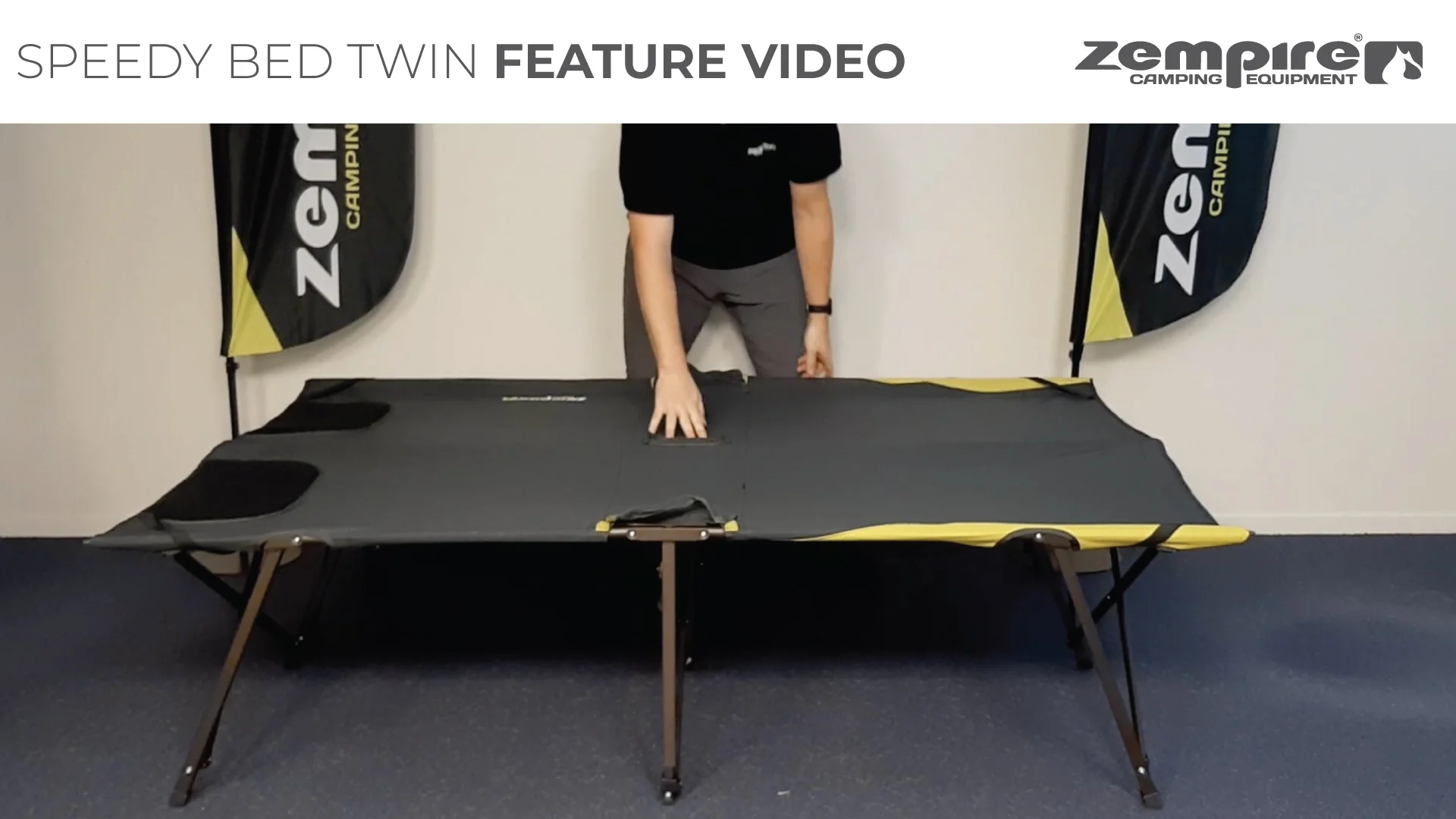 Zempire Speedy Bed Twin Feature Video