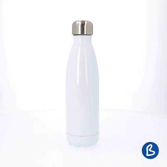 Sublimation Water Bottle - Stainless Steel White, Sublishop Ltd